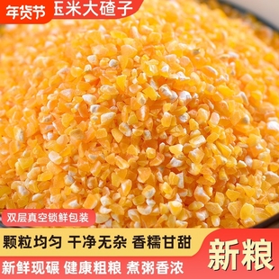 2025年新玉米糁玉米碴子大粒大碴子五谷杂粮粗包谷玉米碎黄玉米粒