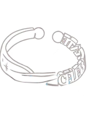 小众莎莫比乌斯莎头5114戒指未来可期运动风孙颖粉丝应援周边指环