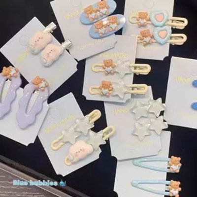 星星云朵发夹蓝色系|103人收藏