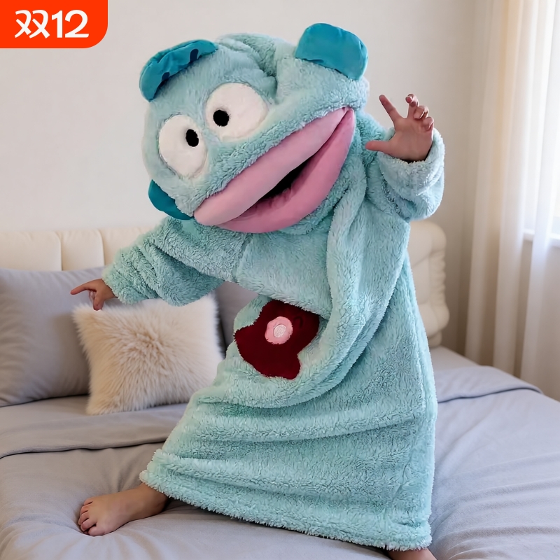 小丑鱼儿童连体睡衣可爱搞怪连帽