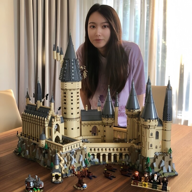 哈利波特兼容乐高霍格沃兹城堡积木高难度巨大型拼装玩具女孩礼物
