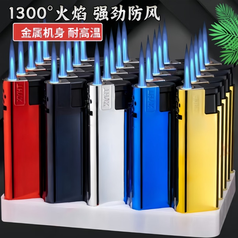 50支金属防风打火机蓝焰直冲可充气厂家直销家用批发防爆火焰,ZIPPO/瑞士军刀/眼镜,一次性打火机,淘宝优惠券,粉丝福利购,淘宝优惠卷