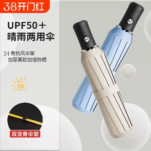 金币到手9.9元左右！双龙骨全自动防晒雨伞