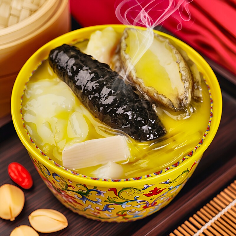 正品浓汤金汤佛跳墙加热即食鲍鱼海参花胶海鲜冷冻食材年货节食品