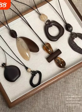 FANTAI新中式项链女款2025新款民族风配饰长款吊坠中古饰品毛衣链