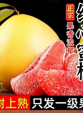 正宗红心蜜柚子红肉柚子新鲜水果