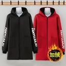 防污罩衣防水加绒户外工作服保暖冬季 加厚男女士上衣围裙外套 长袖