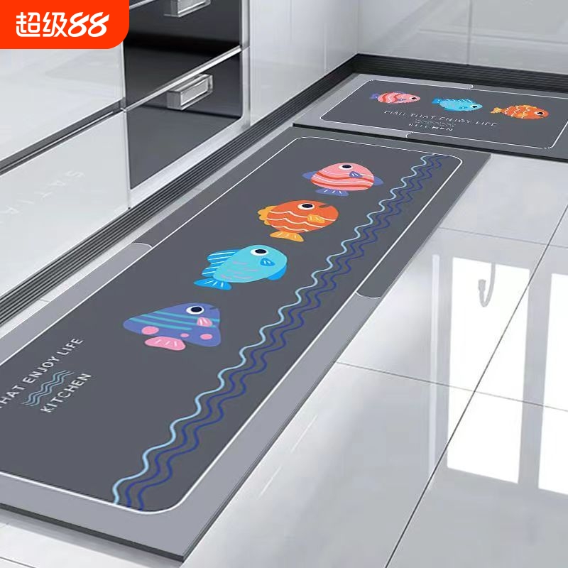 硅藻泥吸水吸油厨房地垫