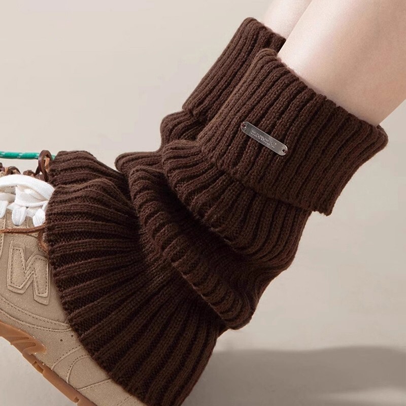 袜套堆堆袜子女秋冬季加厚保暖小腿袜棉袜配雪地靴中筒袜羊毛长袜