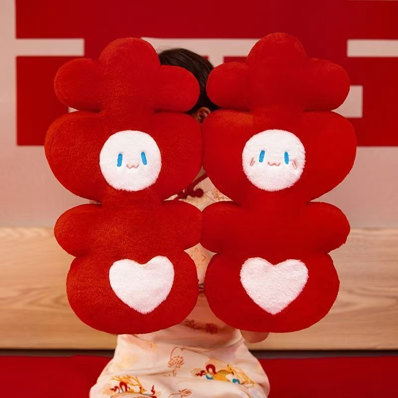 喜字压床娃娃一对|超1000次加购