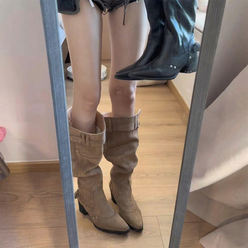 美拉德高筒长靴女|138人收藏