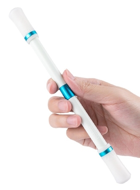 转笔转转笔专用笔者炫酷磨砂初学者新手白骑士手指灵活小学生网红白色解压旋转比赛专业转笔神器不可写字