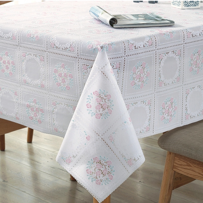 防水防烫防滑茶几餐桌布茶几