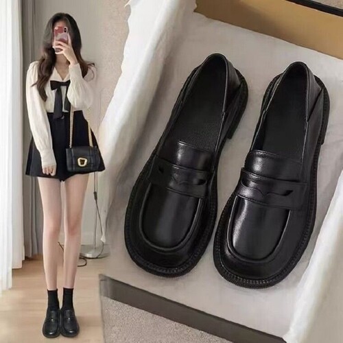 回力春季新款软皮小皮鞋女