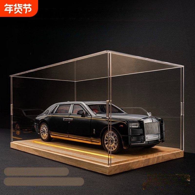 车模幻影1:18仿真汽车模型房间摆件玩具车送男孩礼物新年礼物