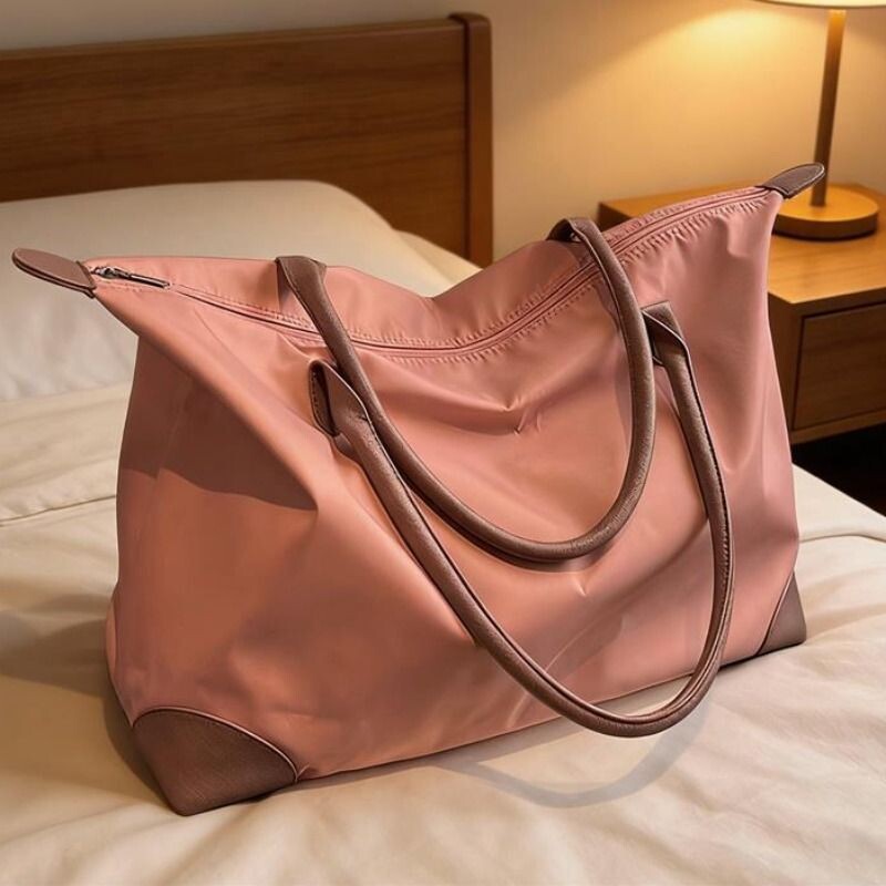 短途旅行包行李袋女大容量运动健身包便携手提包超大待产包收纳袋