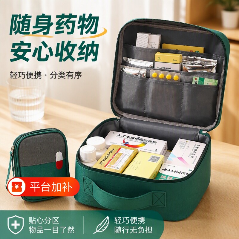 旅行便携医药包药品收纳包随身小药盒药物袋学生宿舍医疗急救箱