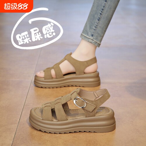 意尔康心选罗马凉鞋女外
