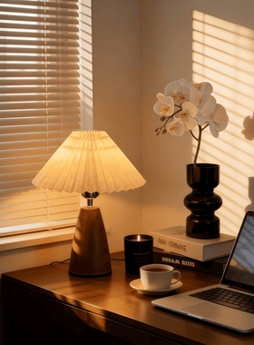 复古中古风温馨浪漫法式田园风卧室床头碎花台灯ins氛围灯客厅