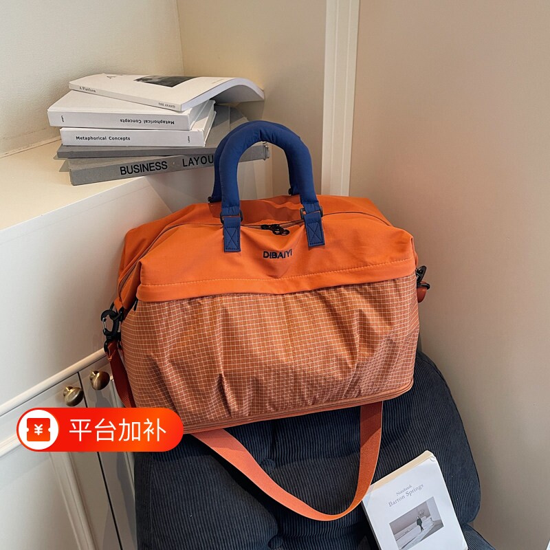 行李包旅行包大容量短途出差手提扩展旅游轻便待产收纳运动健身包