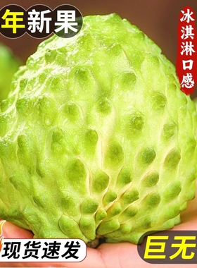 5斤礼盒装凤梨释迦果大果新鲜现摘当季番荔枝水果大目林檎摩尼甜