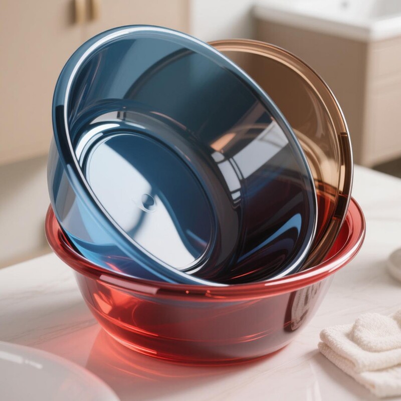 脸盆洗菜盆塑料盆洗脸盆家用加厚学生宿舍婴儿儿童宝宝盆透明洗衣