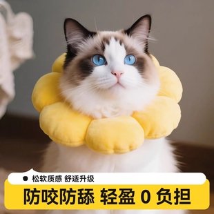 伊丽莎白圈太阳花猫咪软项圈防咬绝育猫咪狗狗可爱围脖宠物用品