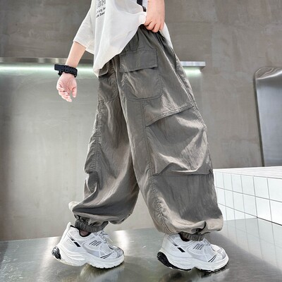 夏季男童薄款防蚊裤2026新款男孩