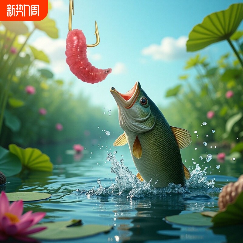 红蛆虫鲜活体苍蝇幼虫秋冬季野钓鲫鱼饵料肉蛆活蛆牙子冰钓饵虫饵