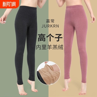 棉裤 套装 女加绒加厚内穿高腰保暖裤 德绒秋衣秋裤 冬季 高个子加长版