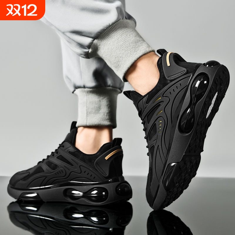 透气系带运动鞋黑色|千人收藏