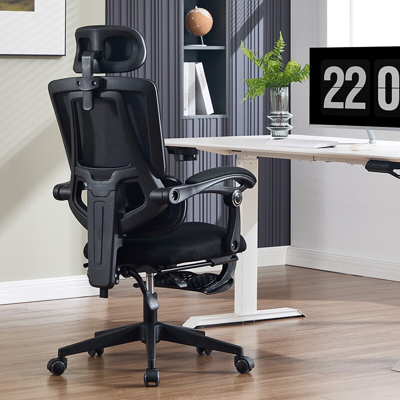 电脑椅家用办公椅子舒适久坐可躺电竞座椅升降学S习护腰人体工学