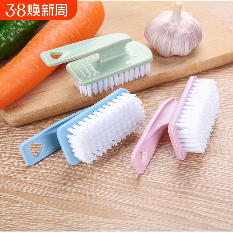 弯柄手柄清洁刷小龙虾洗衣刷瓜果蔬菜家用刷水果蔬果神器质量好