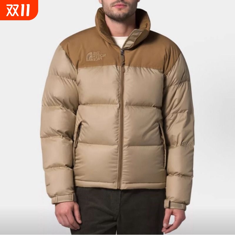 美版1996经典款羽绒服加厚外套三防拼色面包服男女同款保暖防风