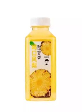 喝口凤梨 凤梨味复合果汁饮料300ml*1瓶