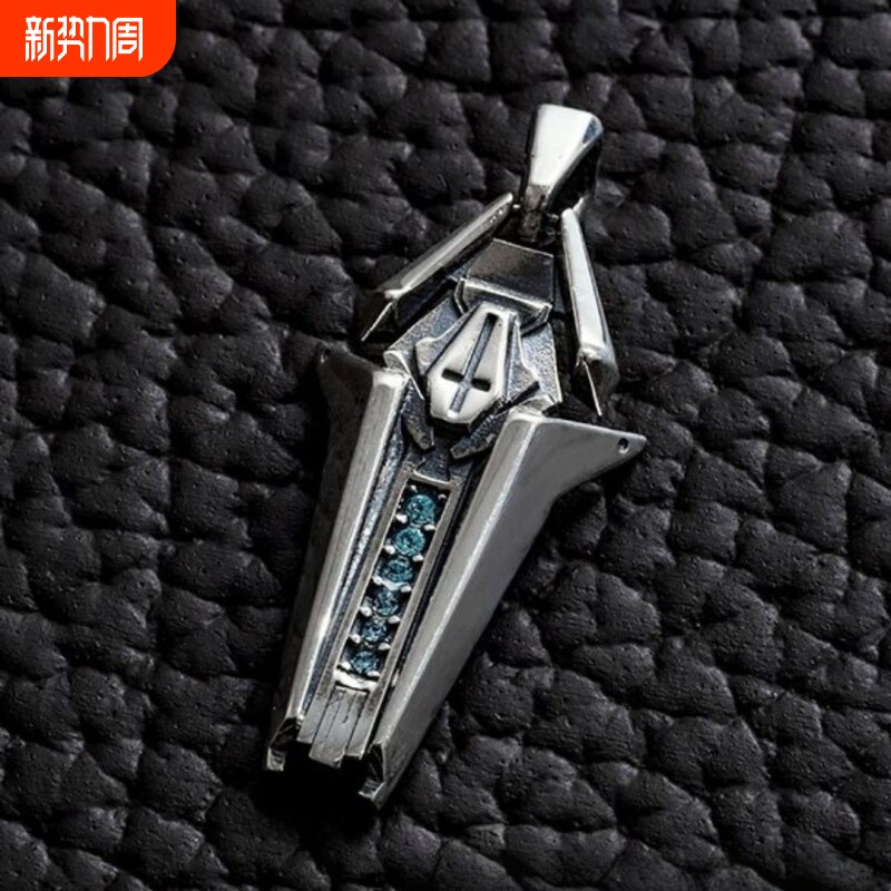 胜利女神妮姬NIKKE  “水晶鞋” 主题项链吊坠赛博风潮酷个性