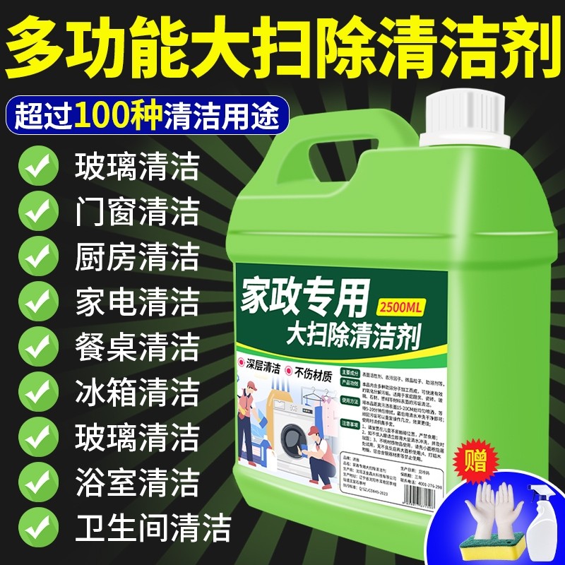 清洁剂多功能泡沫家政保洁专用强力去污中性清洗剂全屋家具洁净