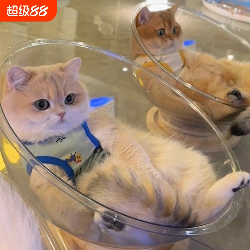 太空舱猫窝四季通用玩具猫床一体