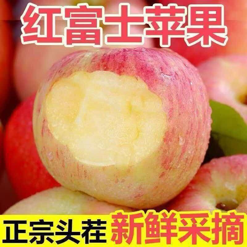 【脆甜头茬】正宗红富士苹果冰糖心苹果现摘苹果脆甜新鲜丑苹果