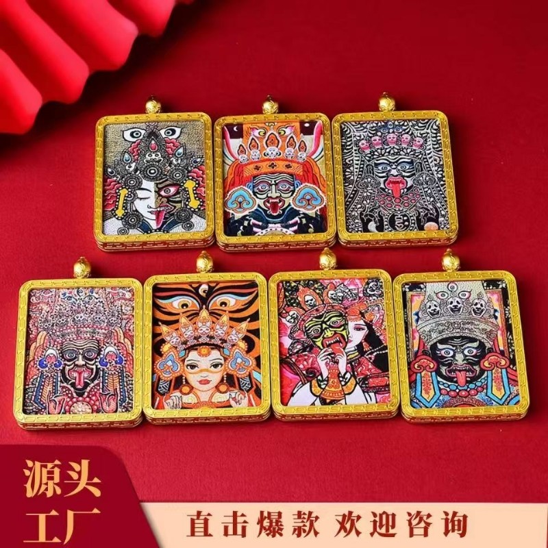 唐卡吊坠嘎乌盒前世今生扎基拉姆绿度母随身小唐卡五爷吊坠名族风,饰品/流行首饰/时尚饰品新,项坠/吊坠,淘宝优惠券,粉丝福利购,淘宝优惠卷