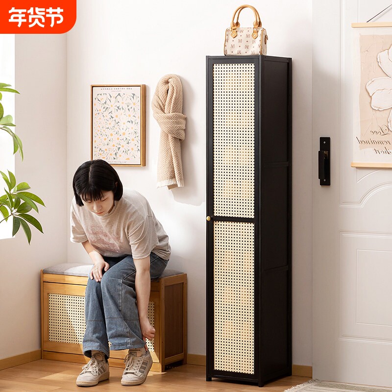 鞋柜家用门口入户极窄小型鞋架子多层室内好看简易收纳柜2025新款