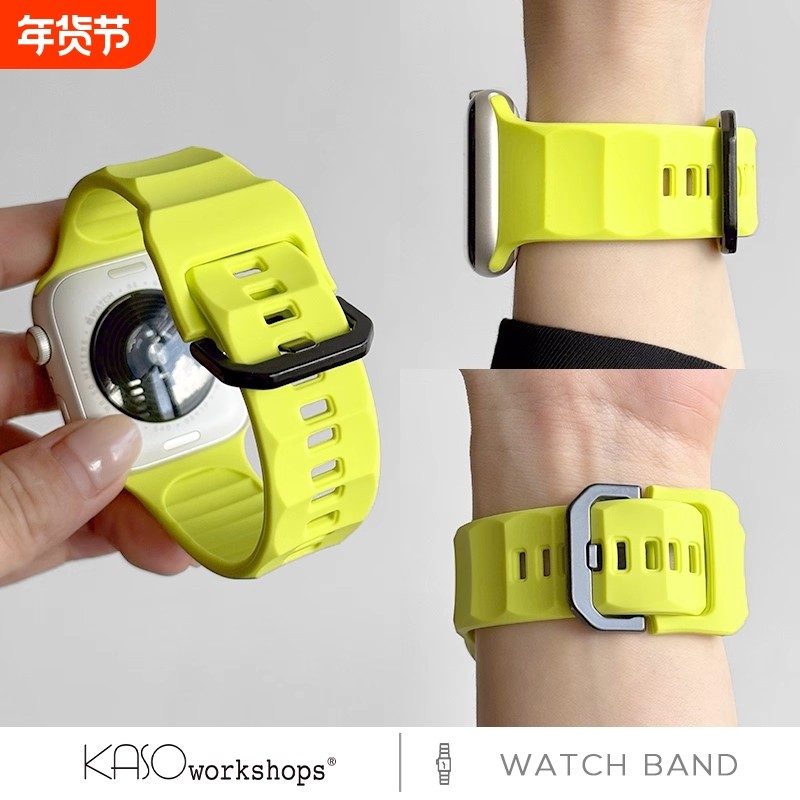 适用华为fit4手表表带专用fit4pro反扣网硅胶智能运动小米