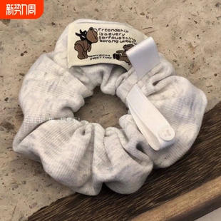 韩国时尚 百搭ins风大肠发圈慵懒可爱头绳少女马尾发绳皮筋发饰品