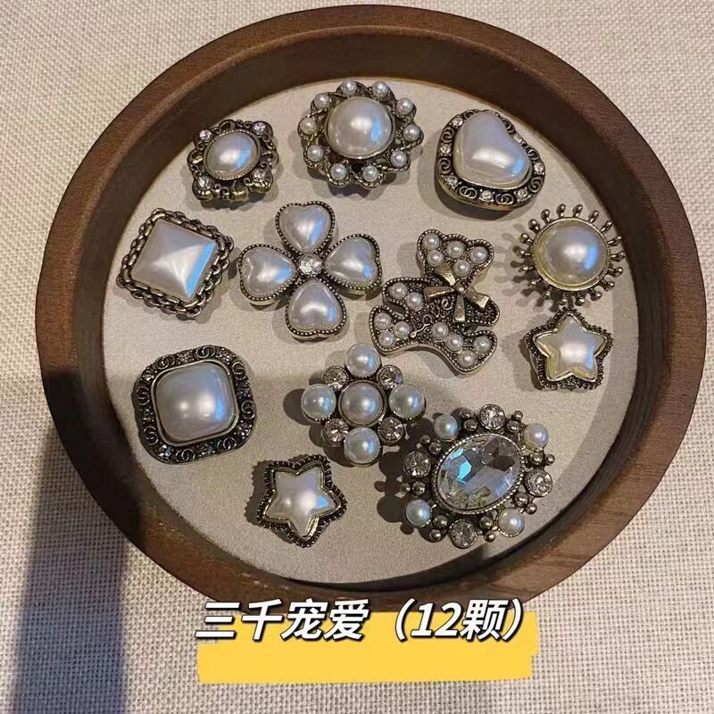 洞洞鞋花配饰鞋花卡骆驰高级感装饰扣diy配件饰品适配Cross/