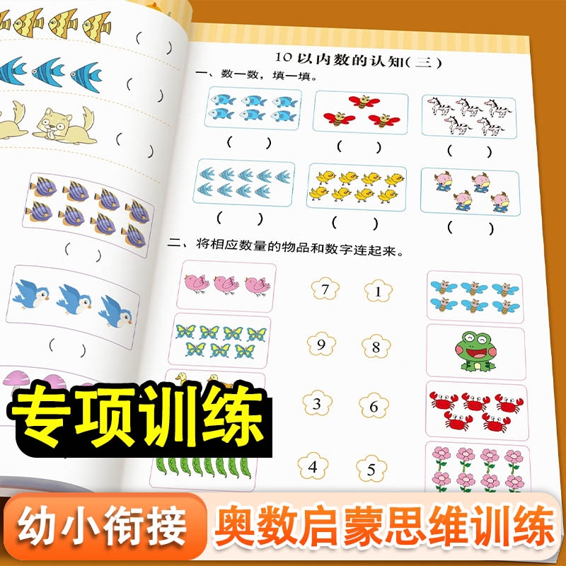 幼儿奥数启蒙思维训练3-6岁