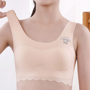 无痕冰丝女童内衣发育期初中高小女孩少女学生初中生背心儿童文胸