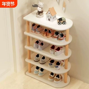 简易门口鞋架多层家用防尘入户宿舍鞋子窄收纳架结实玄关靴子角落