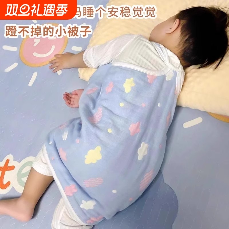 宝宝防着凉睡觉神器婴儿童睡裙四季通用护肚兜2-8防踢被防蹬睡袋