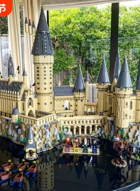 兼容乐高霍格沃兹城堡积木哈利波特高难度建筑系列拼装玩具男礼物