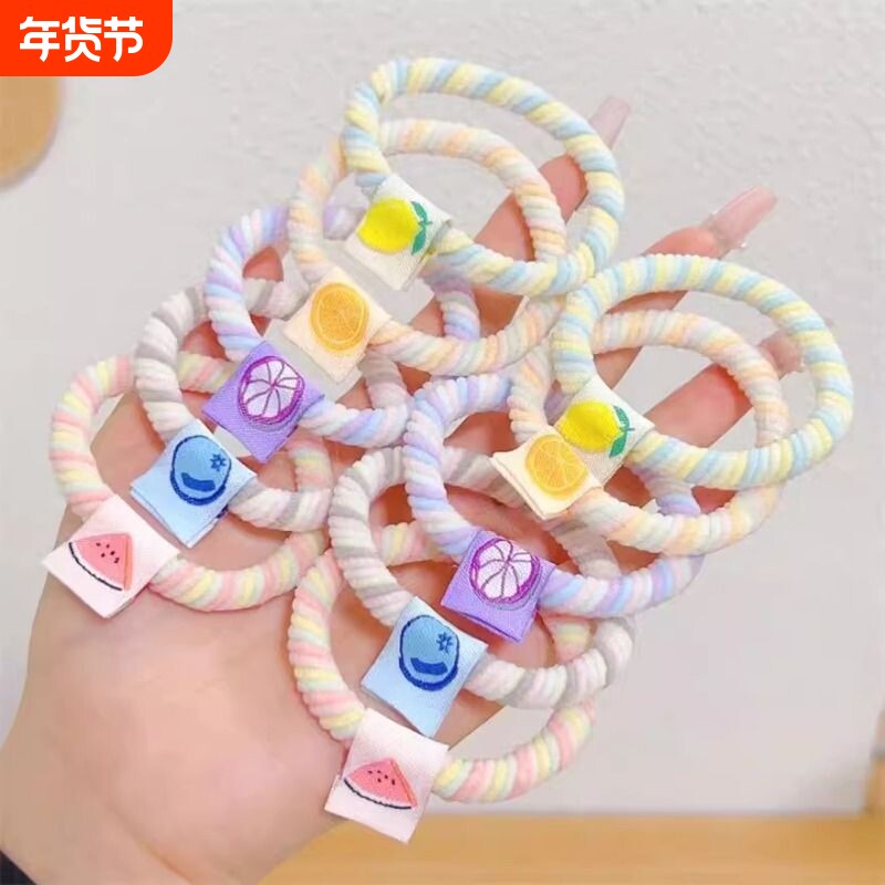 头绳发绳发圈皮筋新款发多巴胺小清新甜美可爱不伤少女马尾橡